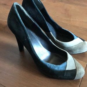 Nine West suede heels size 8 1/2